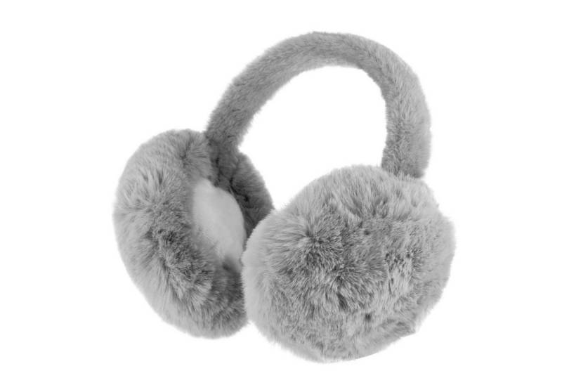 Fiebig Strickmütze Kuschelige Ohrenschützer mit Kunstfell klappbar für Damen von Fiebig