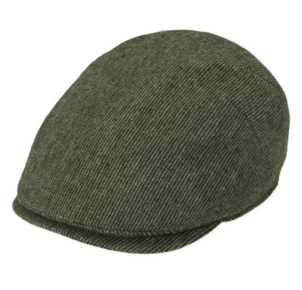Fiebig Schiebermütze Einteilige Flatcap aus 100% Shetlandwolle von Fiebig