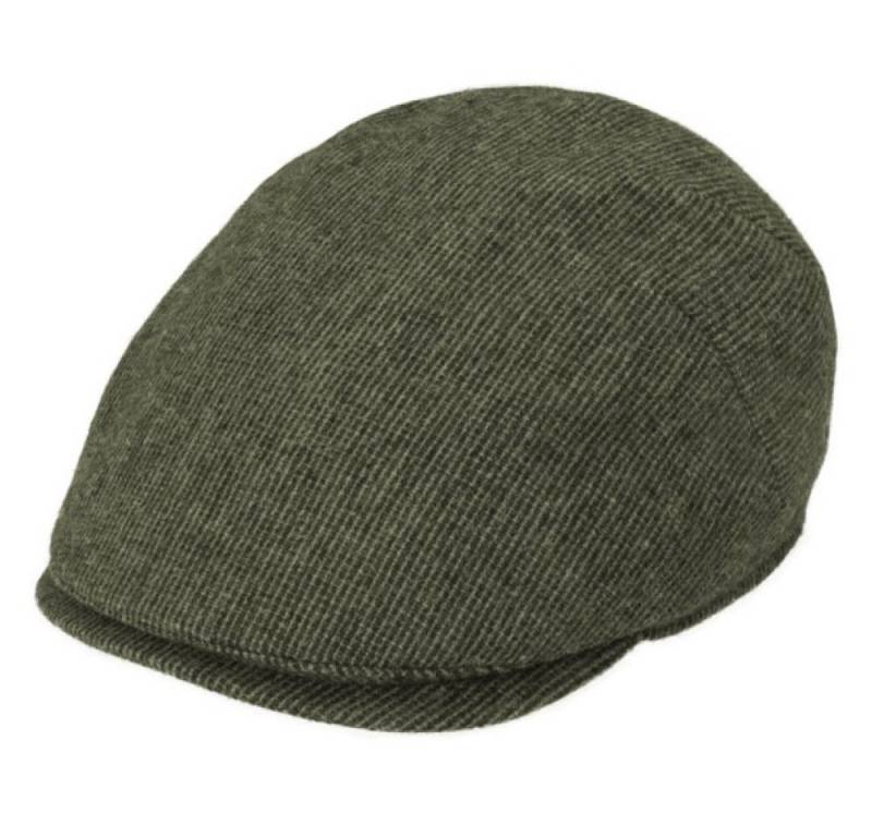 Fiebig Schiebermütze Einteilige Flatcap aus 100% Shetlandwolle von Fiebig