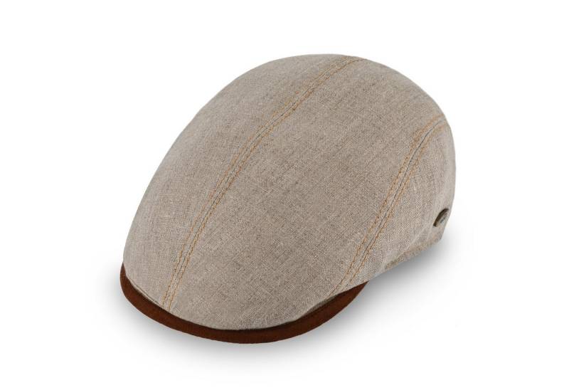 Fiebig Schiebermütze Flatcap aus 100% Leinen mit UPF 50+ von Fiebig