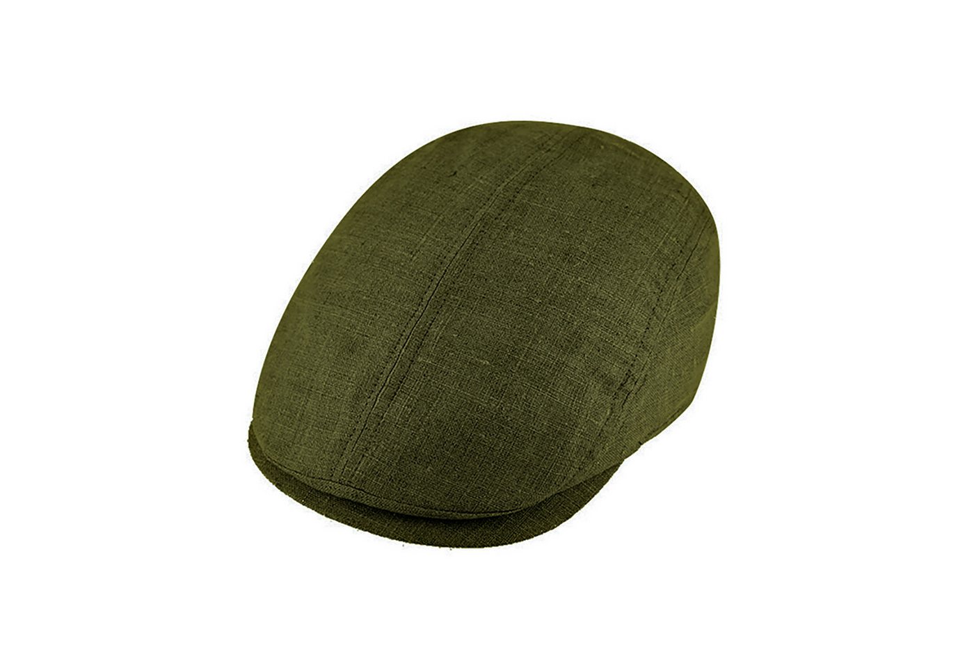 Fiebig Schiebermütze Unifarbene sommerliche Leinen Flatcap von Fiebig