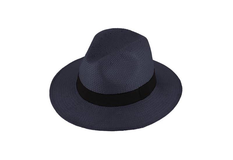 Fiebig Sonnenhut Papierhut Traveller mit Ripsband Marine von Fiebig
