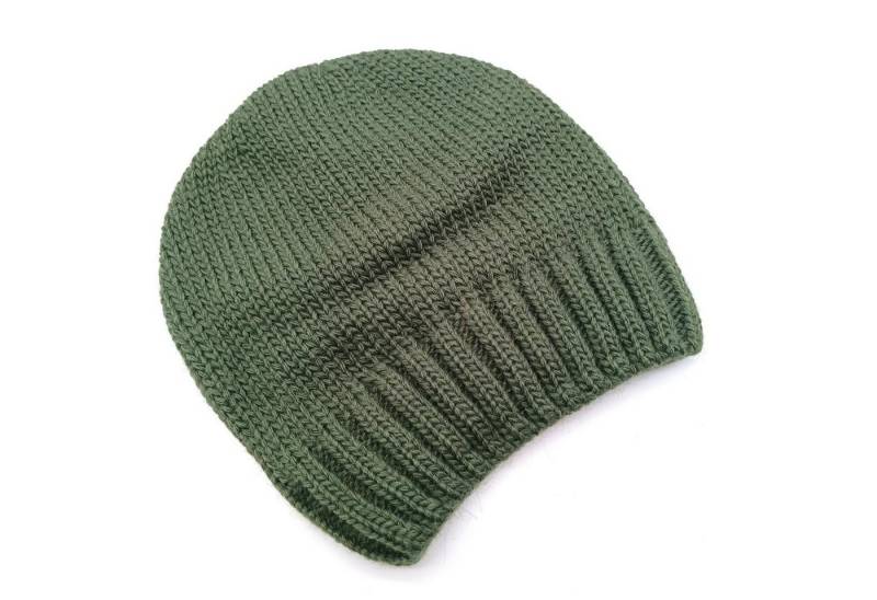 Fiebig Strickmütze DA-Strickbeanie gerafft 80oliv von Fiebig