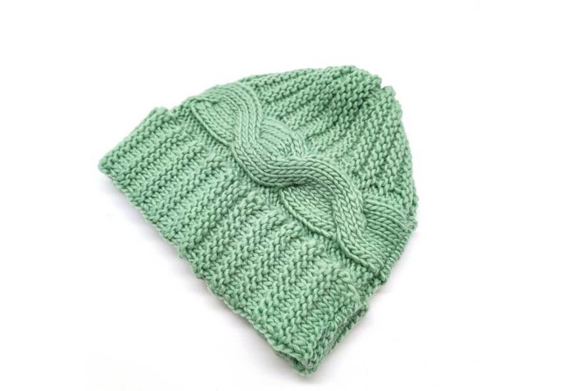 Fiebig Strickmütze DA - Strickmütze lime green von Fiebig