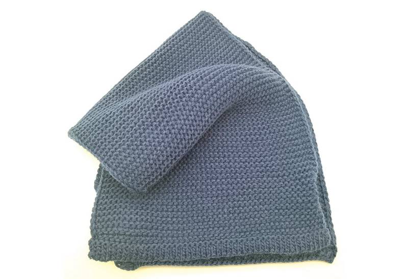 Fiebig Strickmütze DA-Strickschal marine von Fiebig