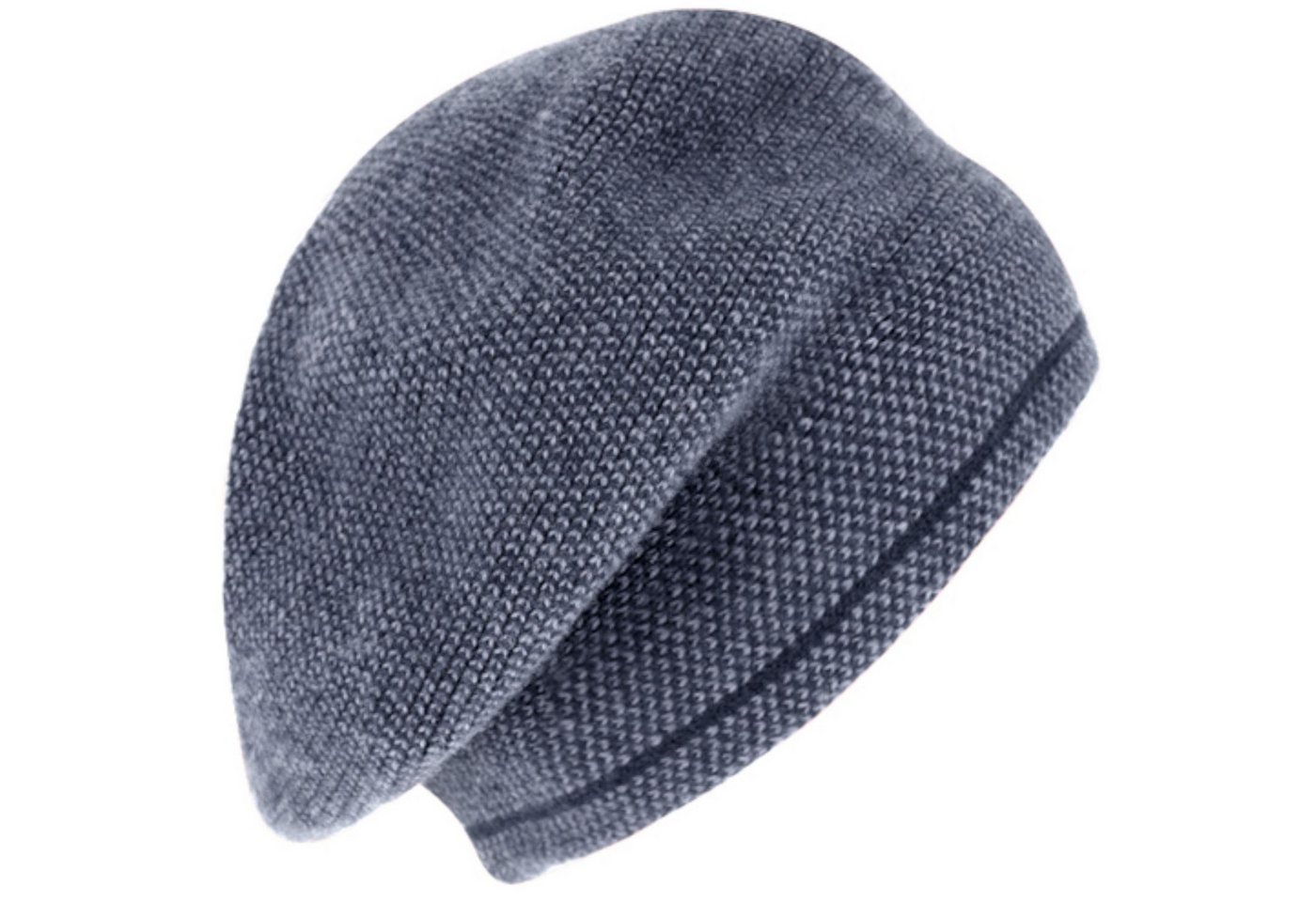Fiebig Strickmütze Melierte Baskenmütze mit Wollanteil Fiebig Strickmütze Melierte Baskenmütze mit Wollanteil von Fiebig