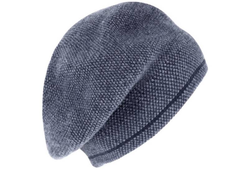 Fiebig Strickmütze Melierte Baskenmütze mit Wollanteil Fiebig Strickmütze Melierte Baskenmütze mit Wollanteil von Fiebig