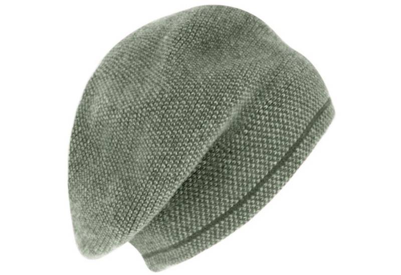 Fiebig Strickmütze Melierte Baskenmütze mit Wollanteil Fiebig Strickmütze Melierte Baskenmütze mit Wollanteil von Fiebig