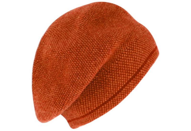 Fiebig Strickmütze Melierte Baskenmütze mit Wollanteil Fiebig Strickmütze Melierte Baskenmütze mit Wollanteil von Fiebig