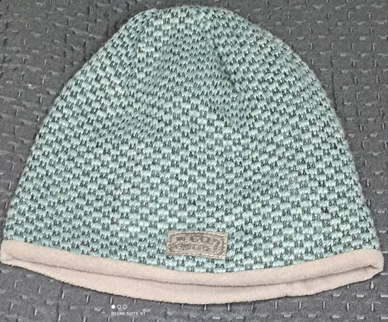 Fiebig Strickmütze Wintermütze Junge Wolle lindgrün von Fiebig