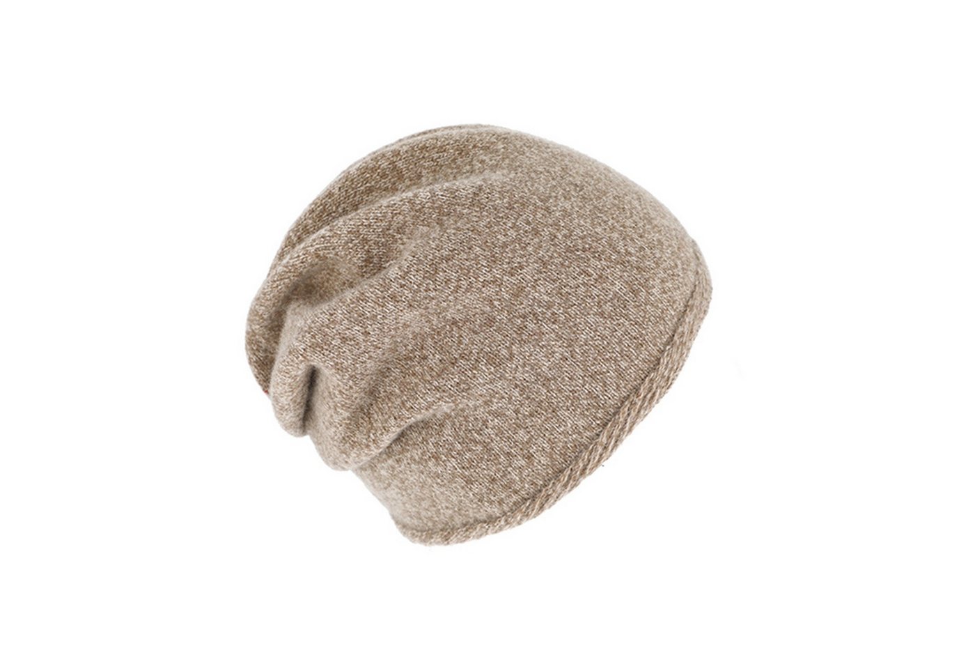 Fiebig Strickmütze Damen Strickmütze meliert mit Raffung hinten von Fiebig