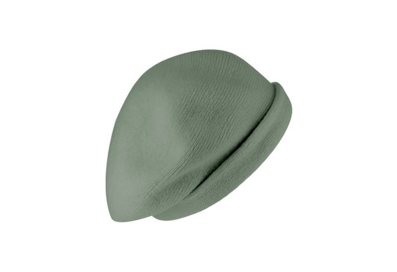 Fiebig Strickmütze Weiche Strickbaske aus Lammwolle unifarben für Damen von Fiebig