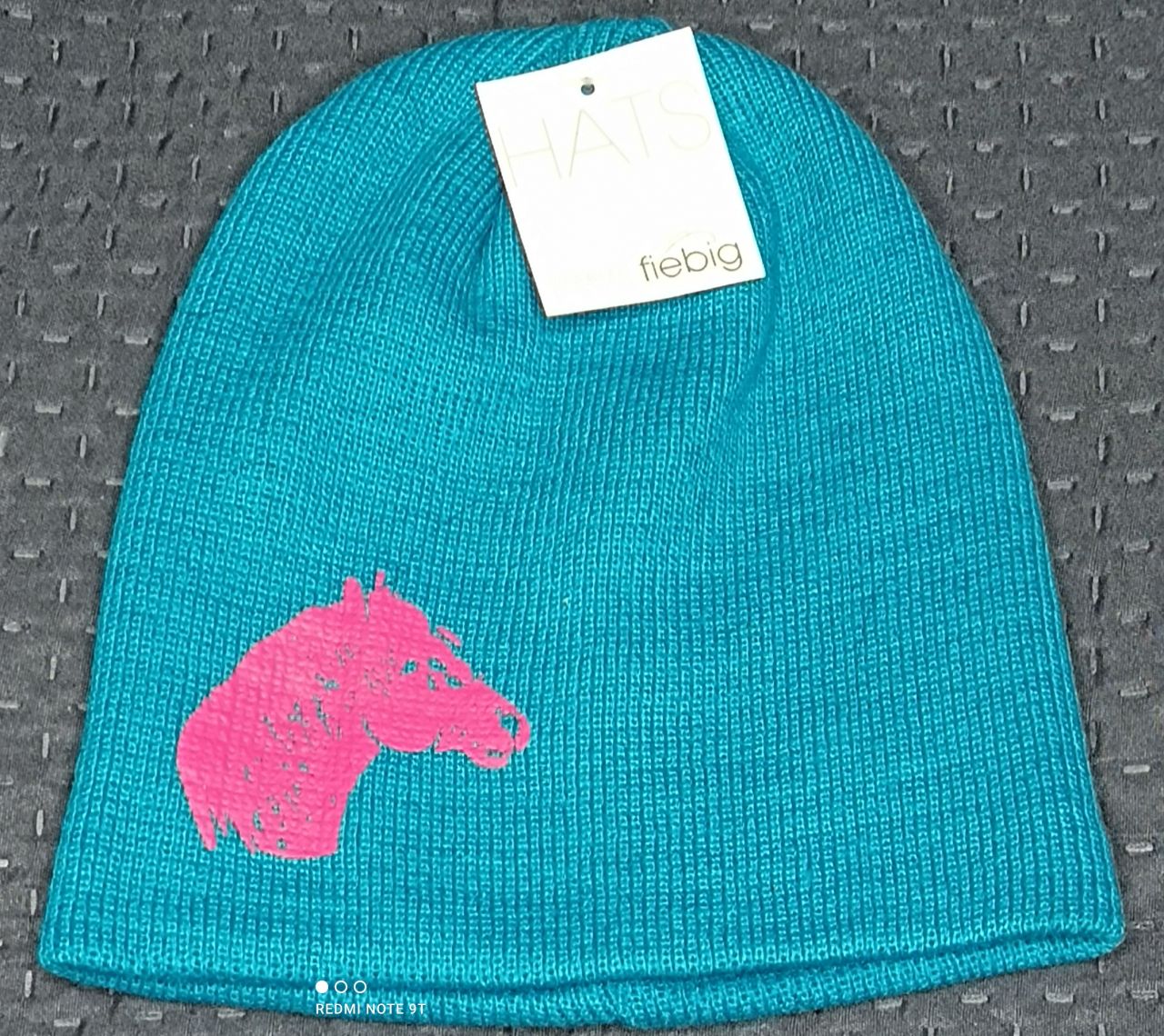 Fiebig Wintermütze Mädchen Pferd türkis von Fiebig