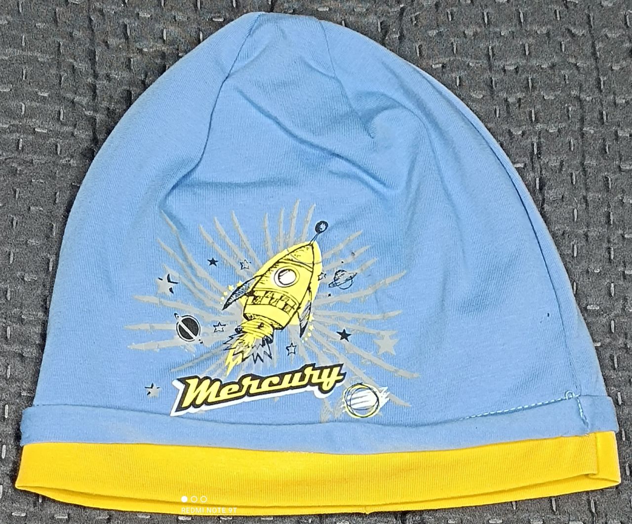 Sterntaler Wintermütze Junge Rakete hellblau von Fiebig