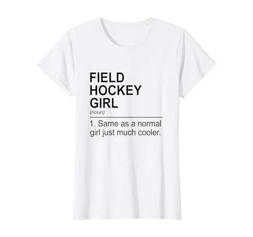 Feldhockey-Mädchen wie ein normales Mädchen nur viel cooler T-Shirt Feldhockey-Mädchen wie ein normales Mädchen nur viel cooler T-Shirt von Field Hockey Gift Idea For Hockey Players