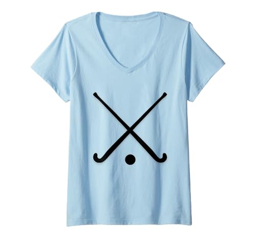 Damen Feldhockey High School Teamspieler T-Shirt mit V-Ausschnitt Damen Feldhockey High School Teamspieler T-Shirt mit V-Ausschnitt von Field Hockey Tees