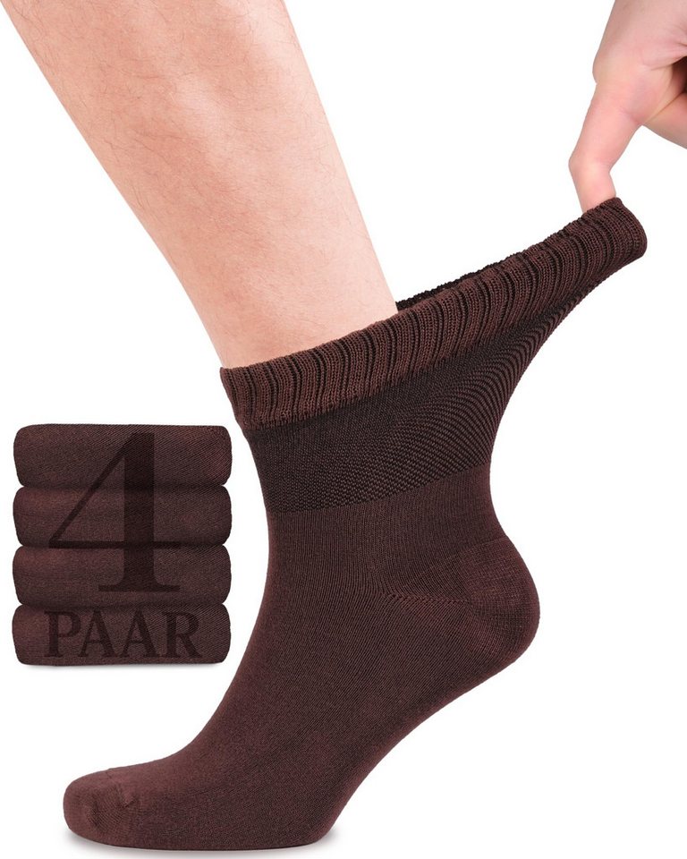 Fiera Besa Diabetikersocken mit Lycra für Herren: Knöchelhoch, ohne Bund von Fiera Besa