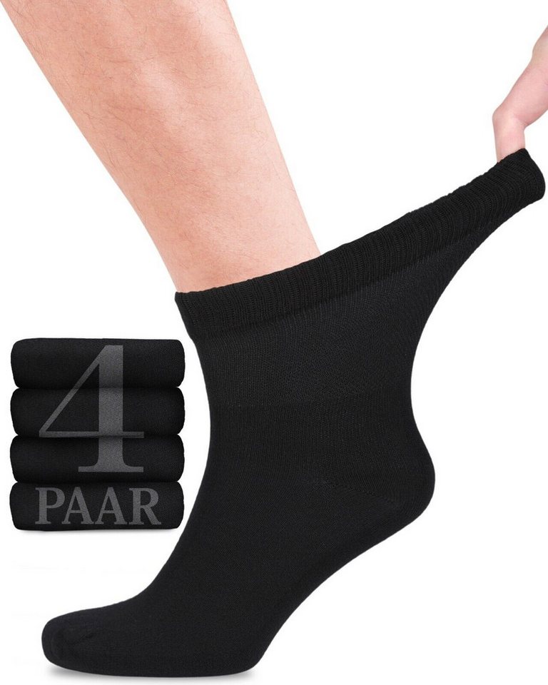 Fiera Besa Diabetikersocken mit Lycra für Herren: Knöchelhoch, ohne Bund von Fiera Besa