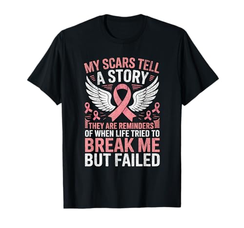 Mädchen Brustkrebs Bewusstsein Survivor Flügel Bekleidung T-Shirt Mädchen Brustkrebs Bewusstsein Survivor Flügel Bekleidung T-Shirt von Fierce Girls Breast Cancer Survivor Wings Wear