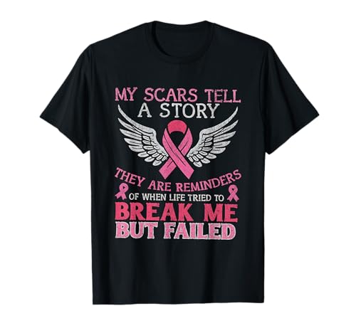 Mädchen Brustkrebs Bewusstsein Survivor Flügel Bekleidung T-Shirt Mädchen Brustkrebs Bewusstsein Survivor Flügel Bekleidung T-Shirt von Fierce Girls Breast Cancer Survivor Wings Wear