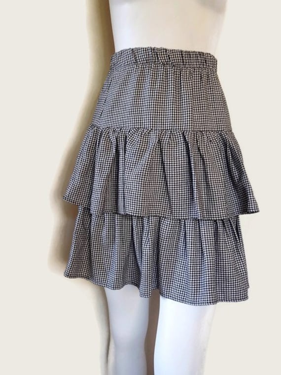 Venus Hahnentritt Cowgirl Stufenrock von FierceFrillsBoutique