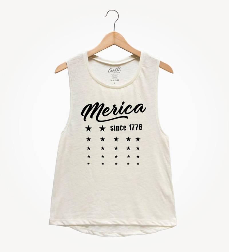 4. Juli Tank Top Frauen "Merica Seit 1776' Muskel T-Shirt von FierceTankDesign