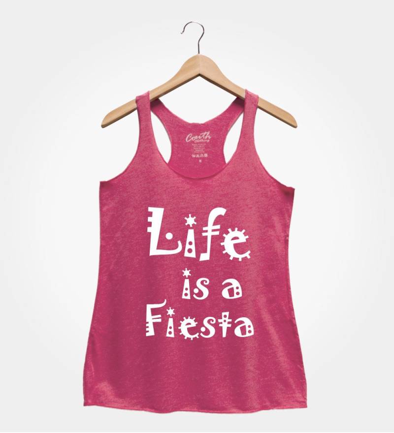 Das Leben Ist Ein Fiesta Tank Top Frauen Cinco De Mayo Party Shirt von FierceTankDesign