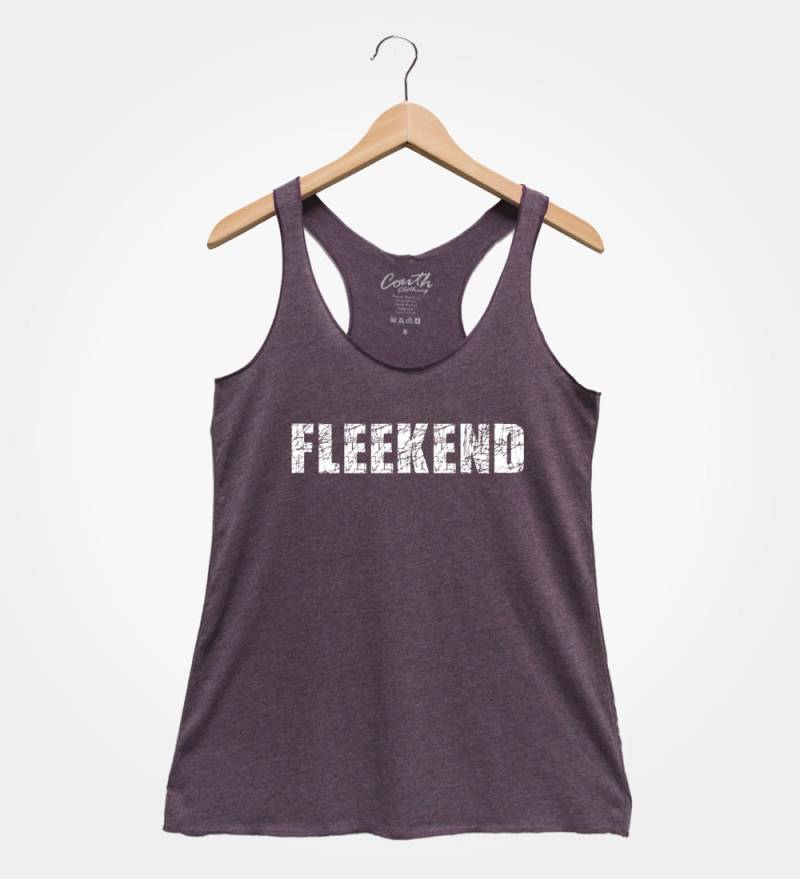 Fleekend Damen Tank Top Trendiges Workout-Shirt von FierceTankDesign