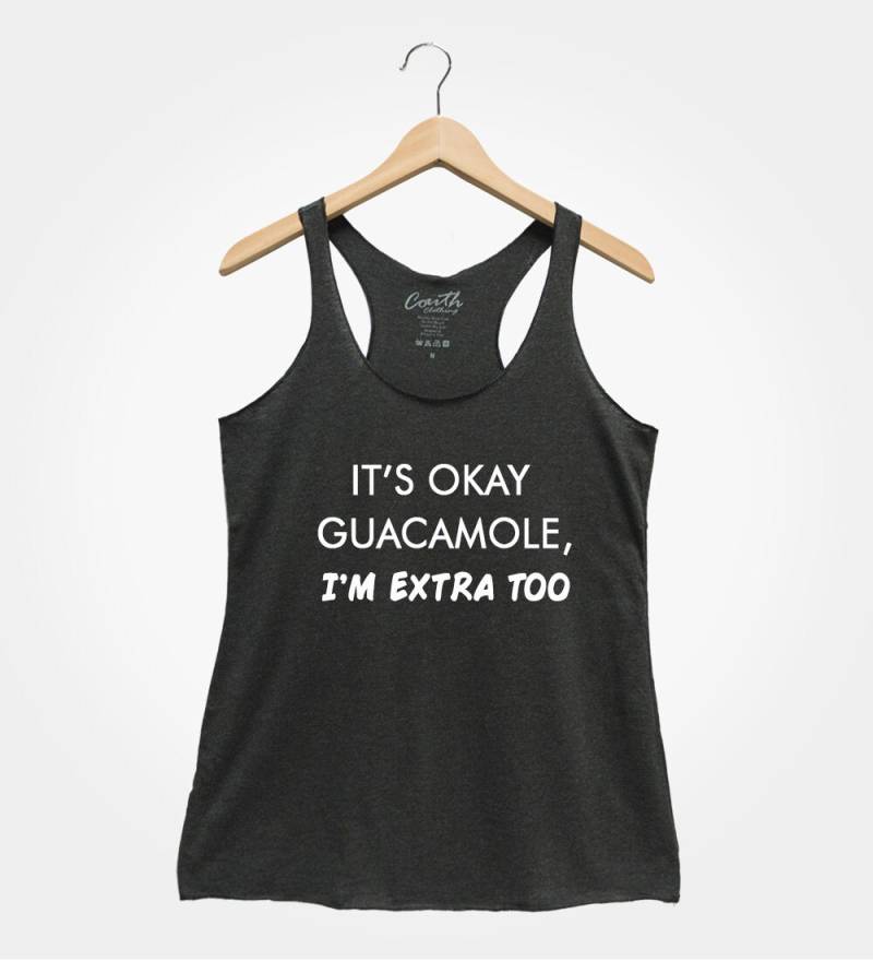 Guacamole Extra Lustig Frauen Tank Top Foodie Geschenk von FierceTankDesign