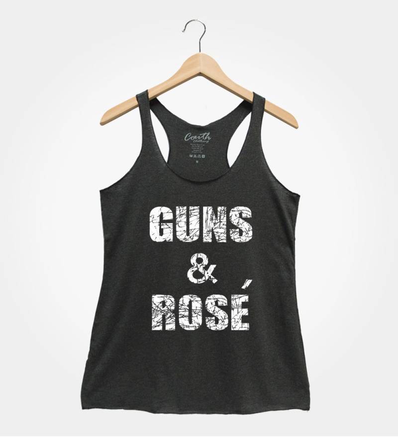 Guns N Rose - Damen Racerback Tank Top Party Trink Lustiges Urlaubs Bachelorette von FierceTankDesign