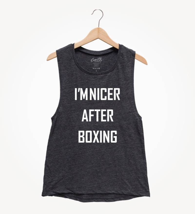 Ich Bin Schöner Nach Dem Boxen Tank Workout-Bekleidung Für Frauen von FierceTankDesign