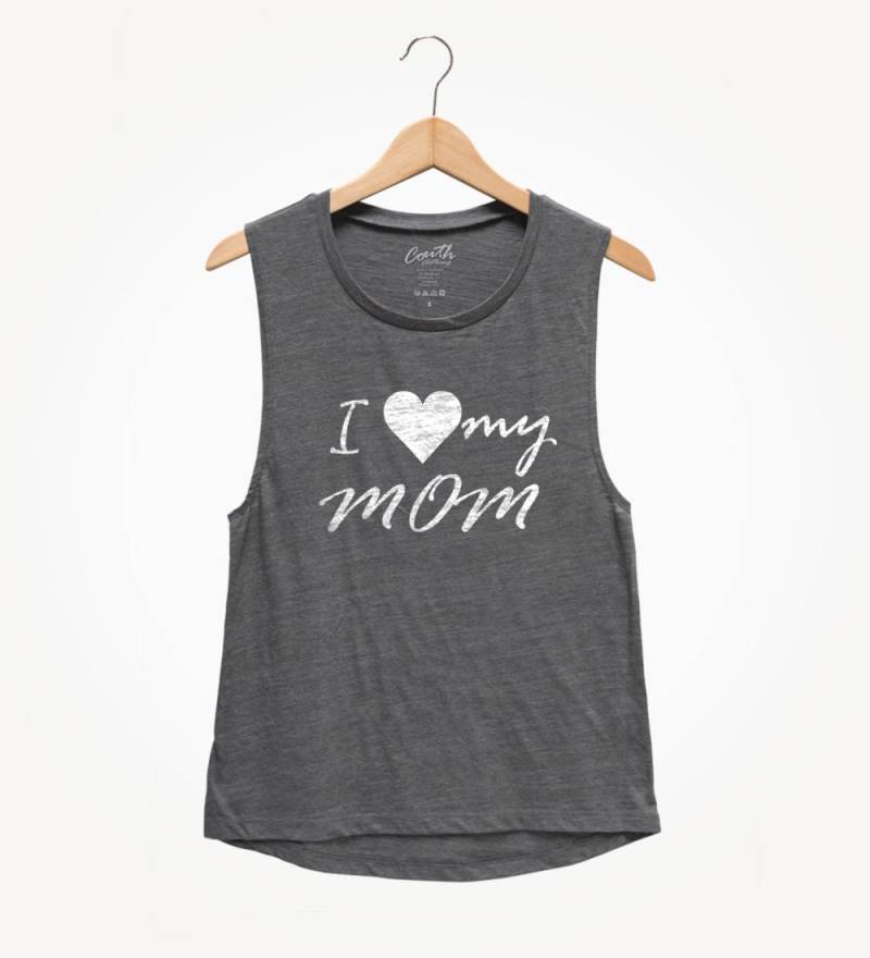 Ich Liebe Meine Mutter Muskel-T-Shirt Frauen Tri-Blend Tank Top von FierceTankDesign