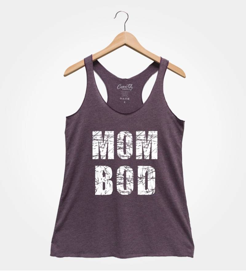 Mom Bod Tank Top - Lustiges Damen Grafik T-Shirt Geschenk Für Neue Mutter von FierceTankDesign