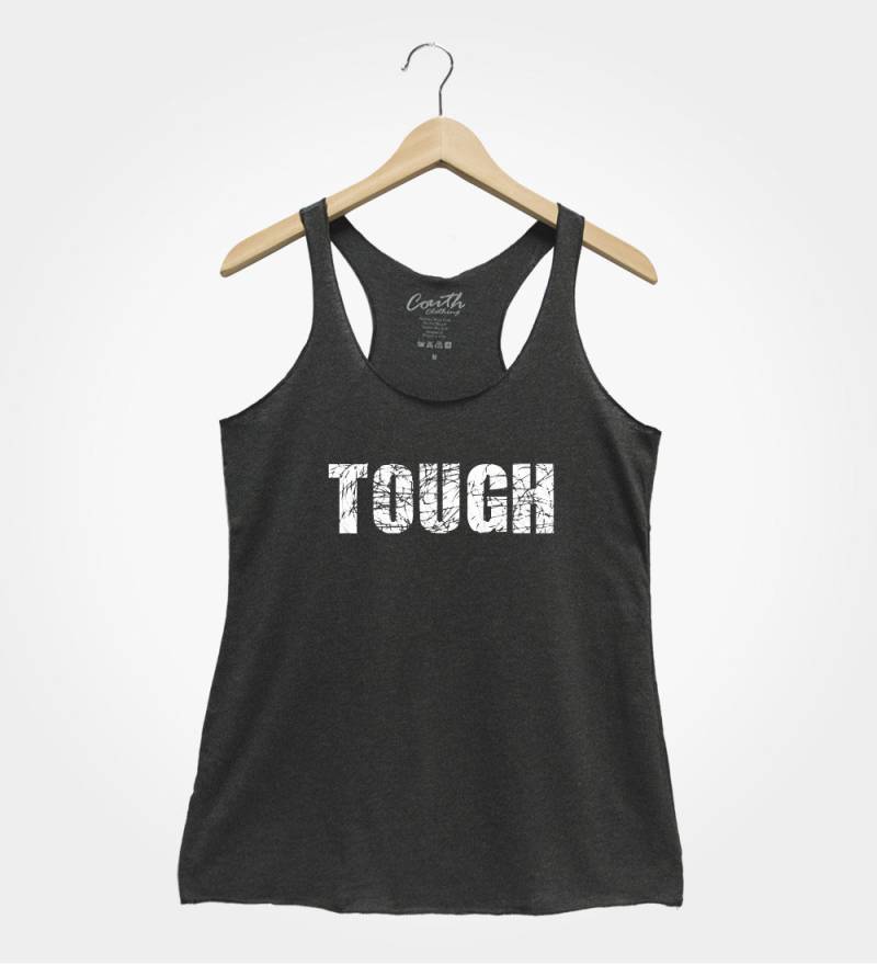 Robustes Tank Top Frauen Gym Workout Shirt von FierceTankDesign