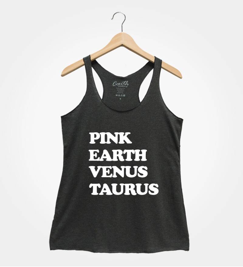 Stier Sternzeichen Racerback Tank Top Damen Geburtstagsgeschenk von FierceTankDesign