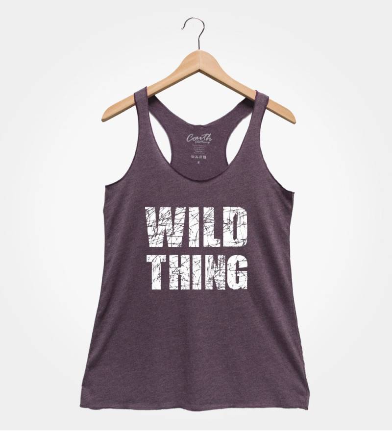 Wild Thing Tank Top Damen Gym Workout Shirt von FierceTankDesign