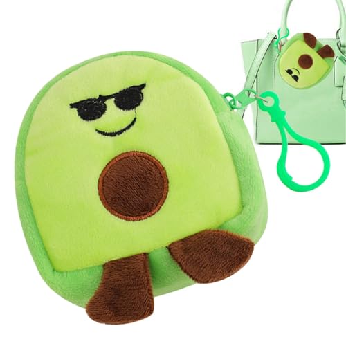 Fierudeng Avocado-Plüsch-Münzgeldbörse – kleine Geldbörse Plüsch Münzbeutel Kleingeldhalter – Modischer Avocado-Plüschtaschen-Anhänger für Karte, Headset, Lippenstift Aufbewahrung, grün, Refer to Fierudeng Avocado-Plüsch-Münzgeldbörse – kleine Geldbörse Plüsch Münzbeutel Kleingeldhalter – Modischer Avocado-Plüschtaschen-Anhänger für Karte, Headset, Lippenstift Aufbewahrung, grün, Refer to von Fierudeng