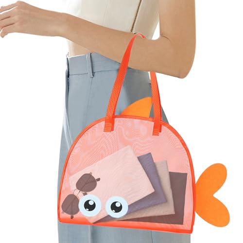 Fierudeng tasche | Netz tasche - Leichte Große Damen Tragetasche Für Urlaub Fitnessstudio Schule Reisen Sommerurlaub Picknick von Fierudeng