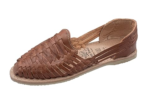 Fiesta Brands Mexikanische Boho-Sandalen, gewebt, Huaraches für Damen, Mexikanische Sandalen, Para Mujer, Leder, handwerklich hergestellt, Braun, 41 EU Fiesta Brands Mexikanische Boho-Sandalen, gewebt, Huaraches für Damen, Mexikanische Sandalen, Para Mujer, Leder, handwerklich hergestellt, Braun, 41 EU von Fiesta Brands