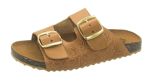 Fiesta Brands Mexikanische Huaraches Sandalen für Damen, 2-Riemenschnalle, verstellbar, Fußgewölbeunterstützung, rutschfeste Gummisohle, Natürlich, 39.5 EU Fiesta Brands Mexikanische Huaraches Sandalen für Damen, 2-Riemenschnalle, verstellbar, Fußgewölbeunterstützung, rutschfeste Gummisohle, Natürlich, 39.5 EU von Fiesta Brands