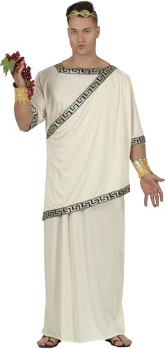 FIESTAS GUIRCA Griechischer Gott Kostüm Herren - Römer Kostüm Gr. L 52 – 54 - Caesar Kostüm Herren - Zeus Kostüm Fasching, Pharao Ägypter Kostüm Halloween, Griechischer König Kostüm Herren Karneval von FIESTAS GUIRCA
