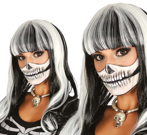 Perücke mit Pony, zweifarbig von FIESTAS GUIRCA