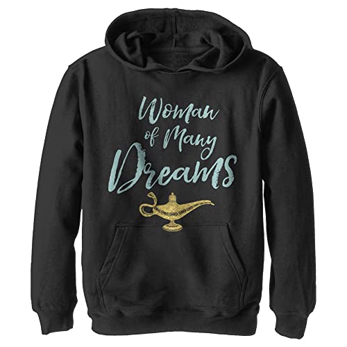 Disney Jungen Aladdin Live Action Written in The Stars Hoodie T-Shirt, Schwarz, L von Fifth Sun