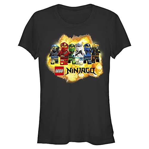 Fifth Sun Damen Ninja Explosion T-Shirt, Schwarz, Small von Fifth Sun