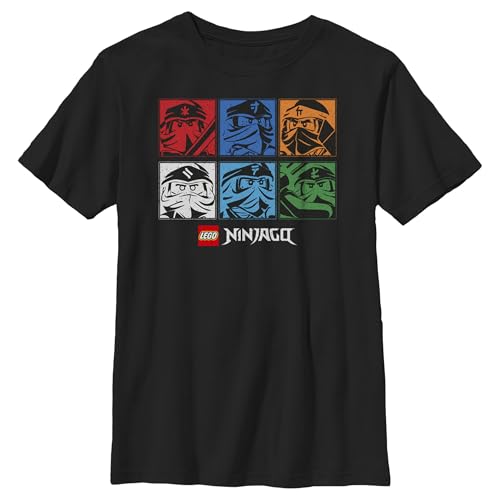 Fifth Sun Lego Ninjago Kinder-T-Shirt, kurzärmelig, Unite The Colors, Schwarz, M Fifth Sun Lego Ninjago Kinder-T-Shirt, kurzärmelig, Unite The Colors, Schwarz, M von Fifth Sun