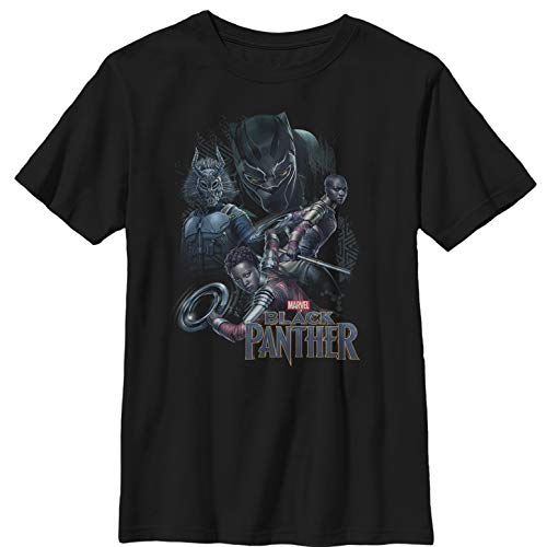 Marvel Jungen Warriors T-shirt T-Shirt, Schwarz, XS von Fifth Sun