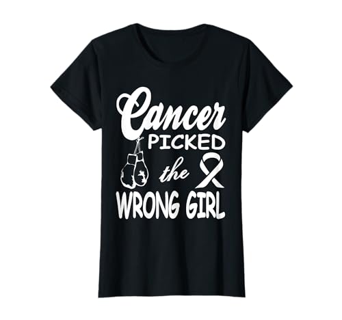 Cancer Picked The Wrong Girl Against Cancer Anti-Krebs T-Shirt Cancer Picked The Wrong Girl Against Cancer Anti-Krebs T-Shirt von Fight Cancer Gift Ideas