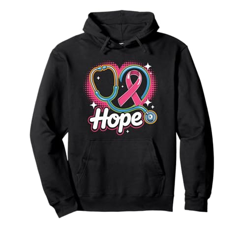 Rosa Stethoskop Krankenschwester Medizinisches Brustkrebs-Bewusstsein Frauen Pullover Hoodie von Fight Cancer