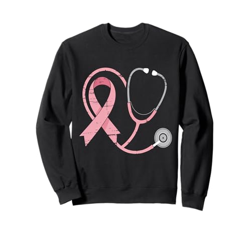 Rosa Stethoskop Krankenschwester Medizinisches Brustkrebs-Bewusstsein Frauen Sweatshirt von Fight Cancer