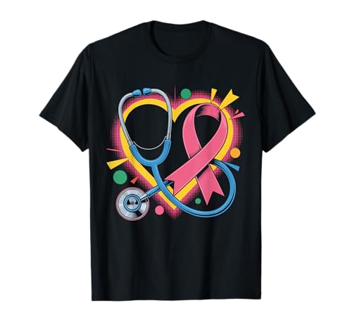 Rosa Stethoskop Krankenschwester Medizinisches Brustkrebs-Bewusstsein Frauen T-Shirt von Fight Cancer